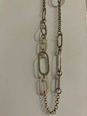 Gold Link Chain Necklace - Women's Jewelry